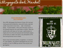Tablet Screenshot of billingsgatedeli.com